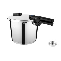 德国菲仕乐Fissler原装进口新味达快22厘米6L高速快锅304不锈钢高压锅压力锅家用 燃气电磁炉通