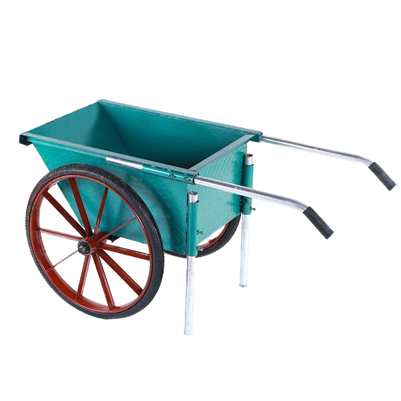 建筑工地用人力手推车加厚劳动车翻斗小推车