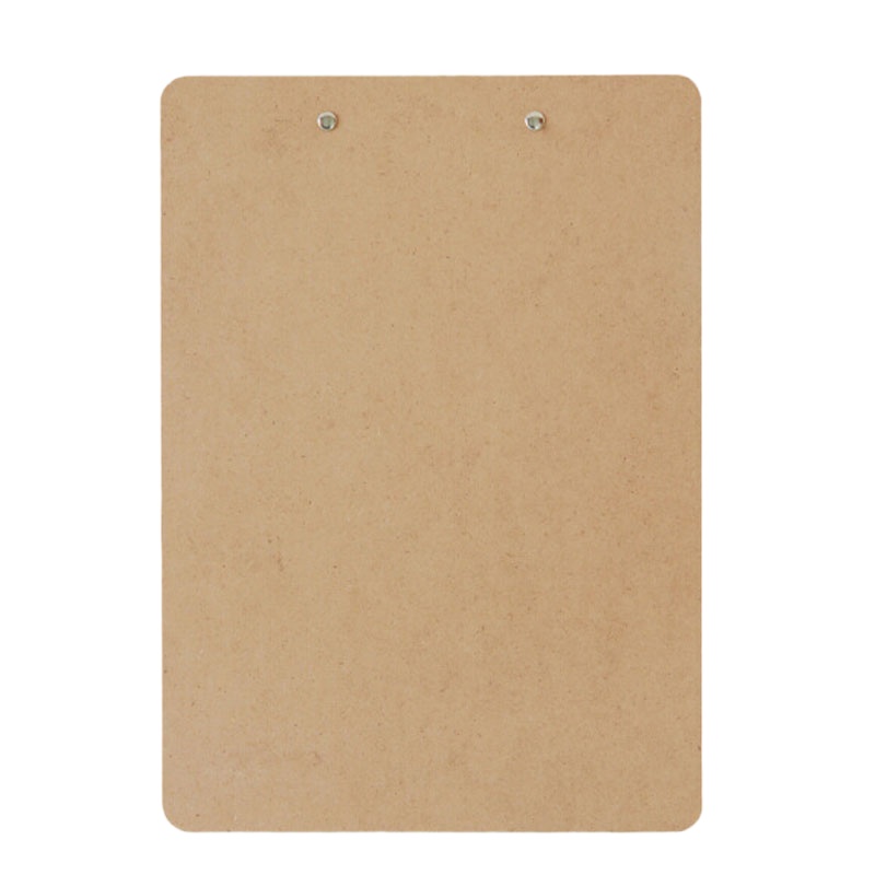 得力A4木制垫板 木质文件夹 书写板夹