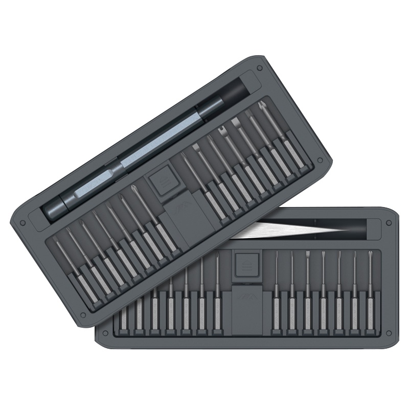 吉米家居 螺丝刀套装家用万能多功能拆机苹果安卓手机电脑平板钟表眼镜维修S2螺丝批工具组套JM-GNT30