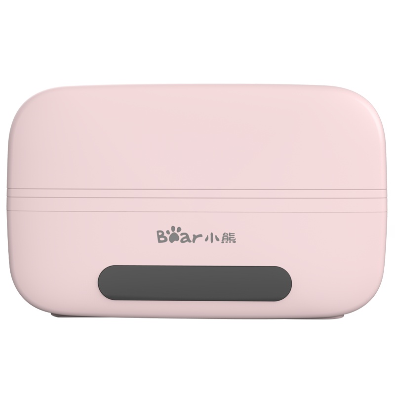 小熊(Bear)电热饭盒 DFH-B10T6 双层微电脑智能预约保温饭盒上班族学生带饭神器可热饭蒸饭苏宁自营