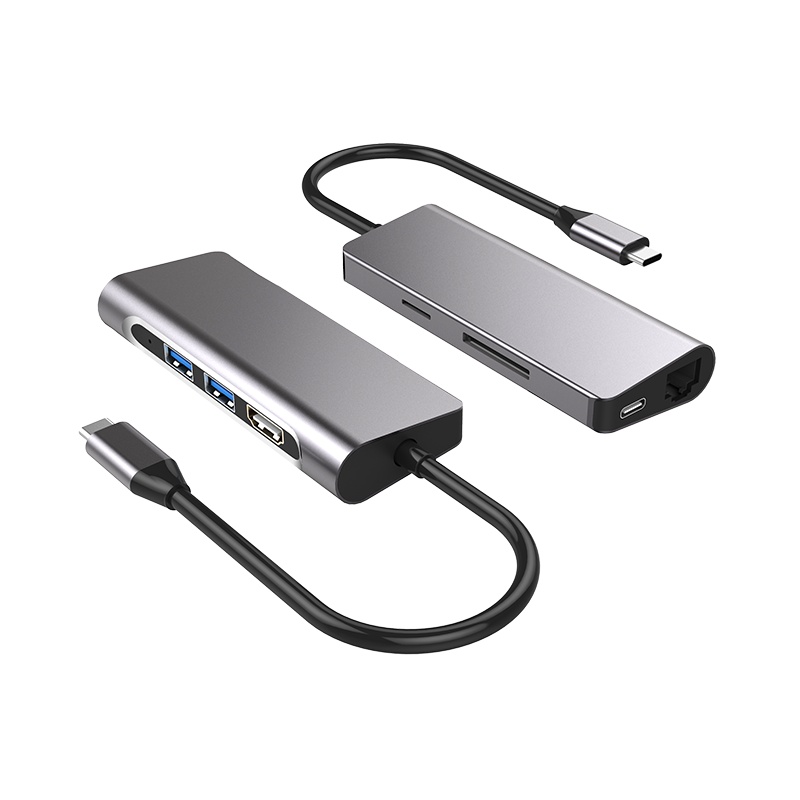 酷博睿(coobery)Type-C智能扩展坞SS-KZ01拓展笔记本USB接口集分线电脑转换器转接头