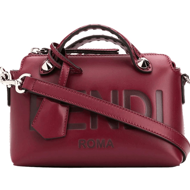 预售 芬迪FENDI BY THE WAY波士顿手柄包 LOGO标识光面皮 女士手提单肩包 8BL145