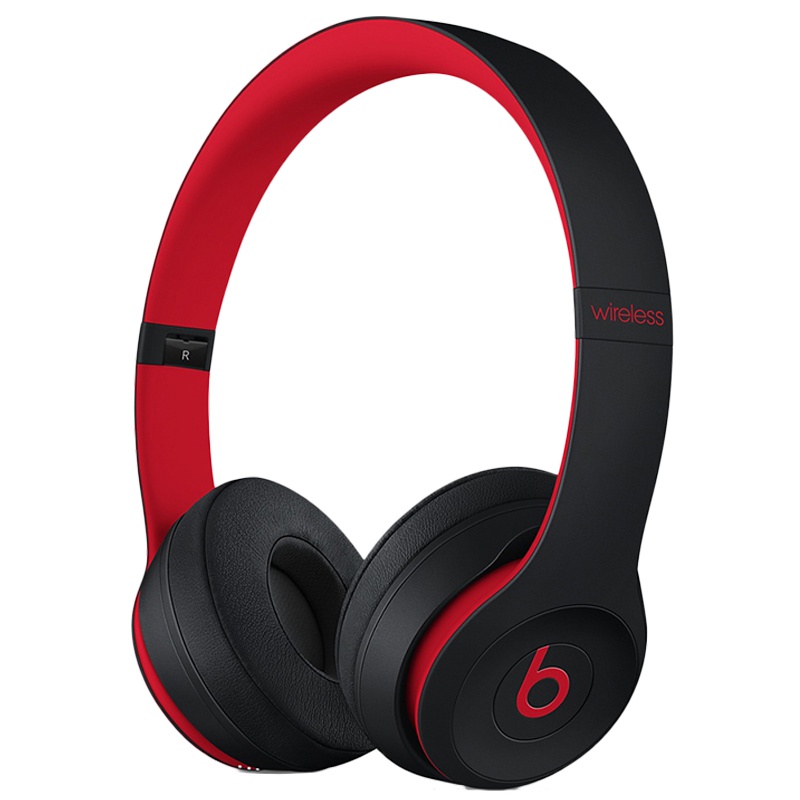【潮流出街单品】Beats solo3 wireless头戴式无线蓝牙耳机音乐耳机 十周年纪念版桀骜黑红