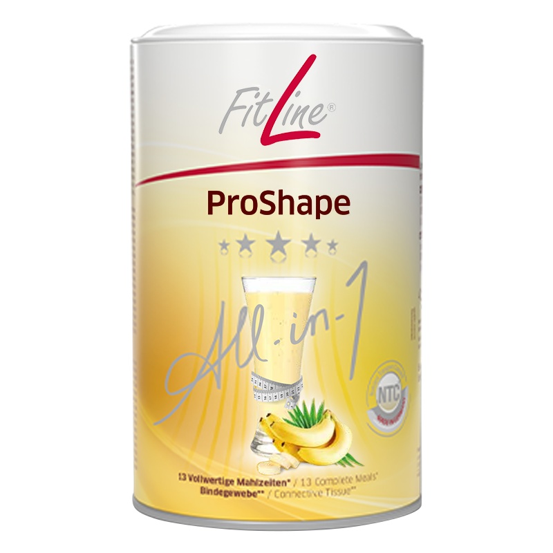 德国进口 PM Fitline代餐奶昔 全效合一营养代餐粉高蛋白高饱腹感 香蕉味420g