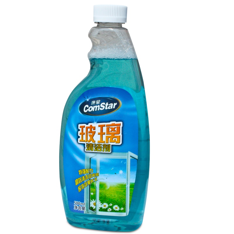 康星玻璃清洁剂玻璃水玻璃亮光剂家用擦玻璃多功能清洁剂500ML装