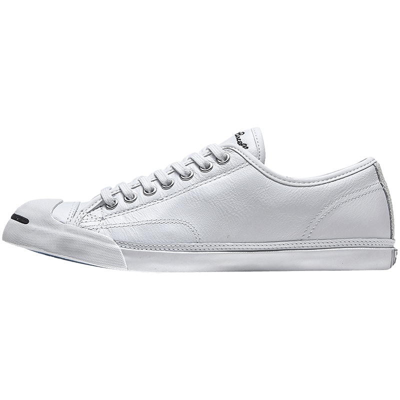 【自营】CONVERSE匡威男鞋板鞋开口笑皮质低帮运动休闲鞋158867C 158867C白色