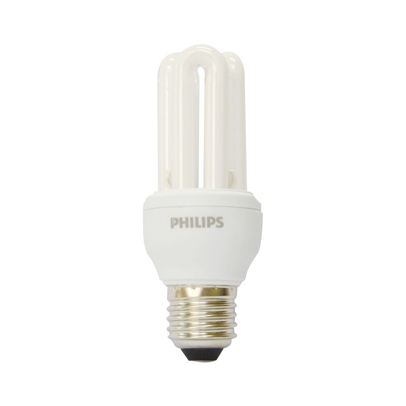 飞利浦(PHILIPS)标准型节能灯泡客厅卧室家用高亮节能光源自镇流荧光灯U型E27灯泡