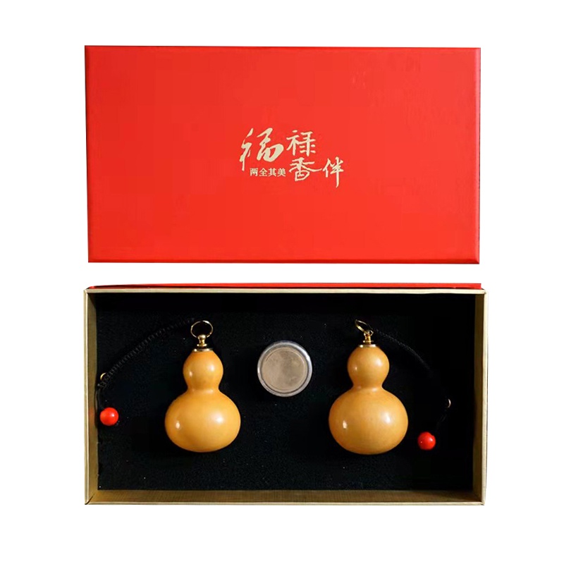 浒作福禄双成 葫芦挂件香粉礼盒