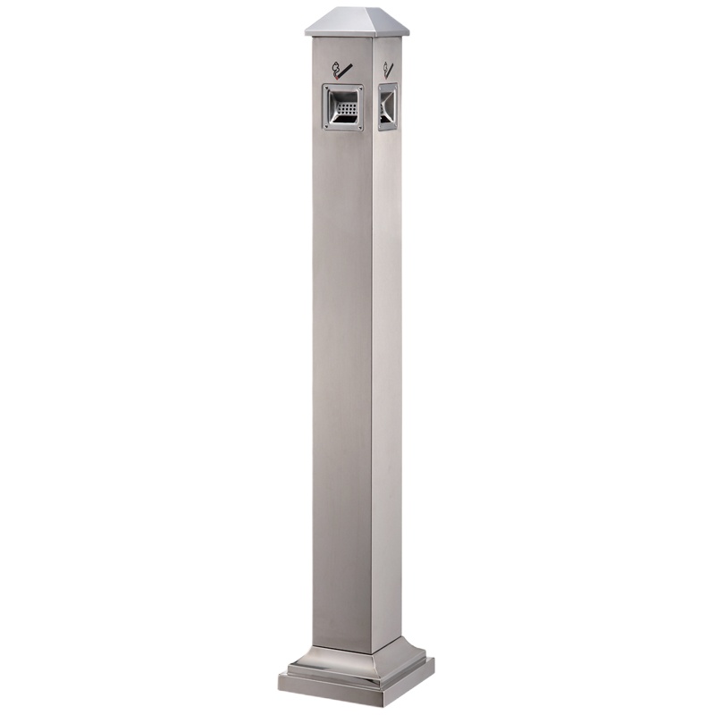 灭烟桶 不锈钢户外烟灰柱 抽烟柱 室外落地灭烟桶(gh)