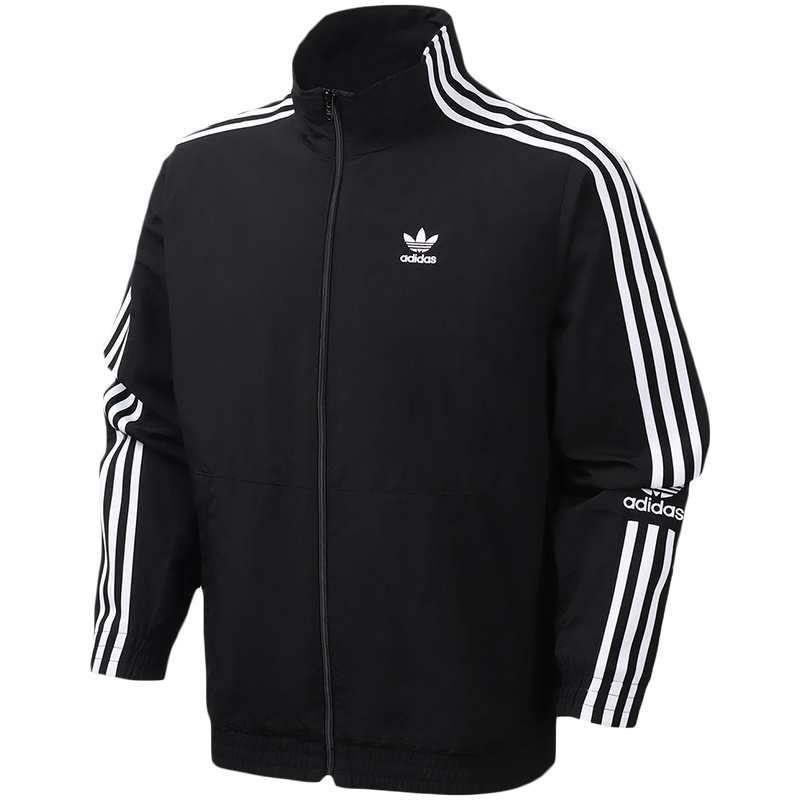 adidas阿迪达斯三叶草男装运动服时尚休闲梭织夹克外套ED6092