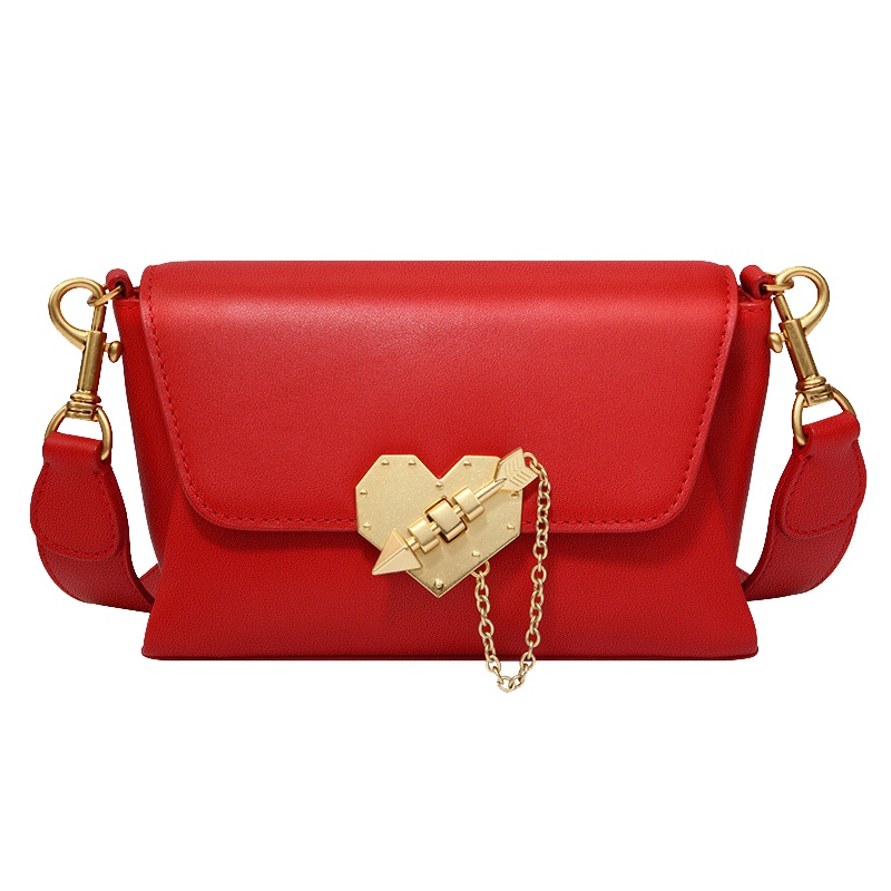 迪桑娜包包时尚复古撞色小方包 宽肩带欧美女包牛皮单肩包斜挎包