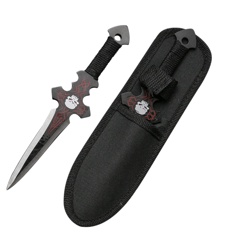 西户户外工具野营户外小刀傀儡-户外飞刀(三支装)野外随身刀具