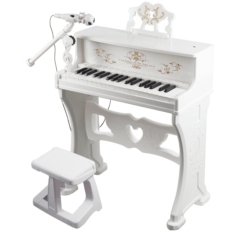 贝芬乐儿童音乐玩具入门钢琴电子琴宝宝初学者话筒早教婴幼儿女孩