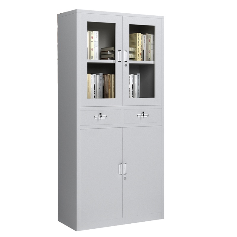 瑞丰杰-中二斗文件柜RJ-G02铁皮柜资料柜