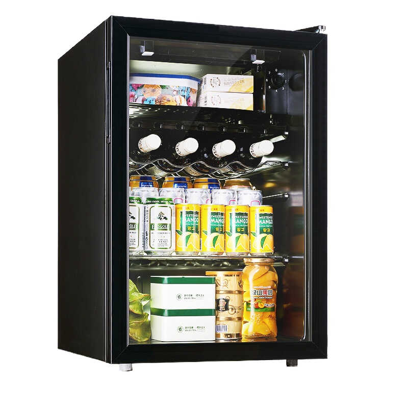 三利 家用商用迷你单门小型电冰箱欧式酒柜冷柜冰吧冷藏柜恒温玻璃展示柜茶叶保鲜柜