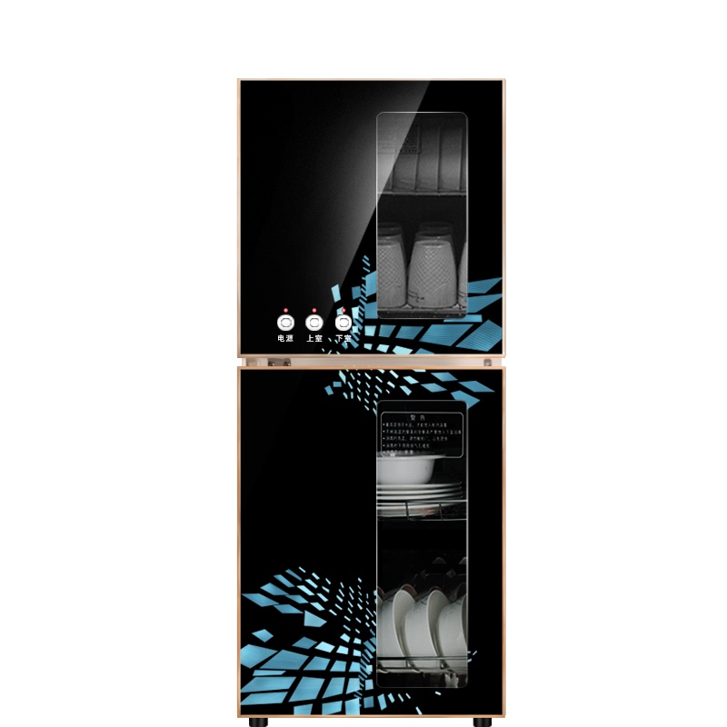 歌迪亚ZTP-108S优雅黑 85升大容量消毒柜二星级 商用家用消毒柜立式 臭氧+125℃高温+远红外消毒 消毒碗柜