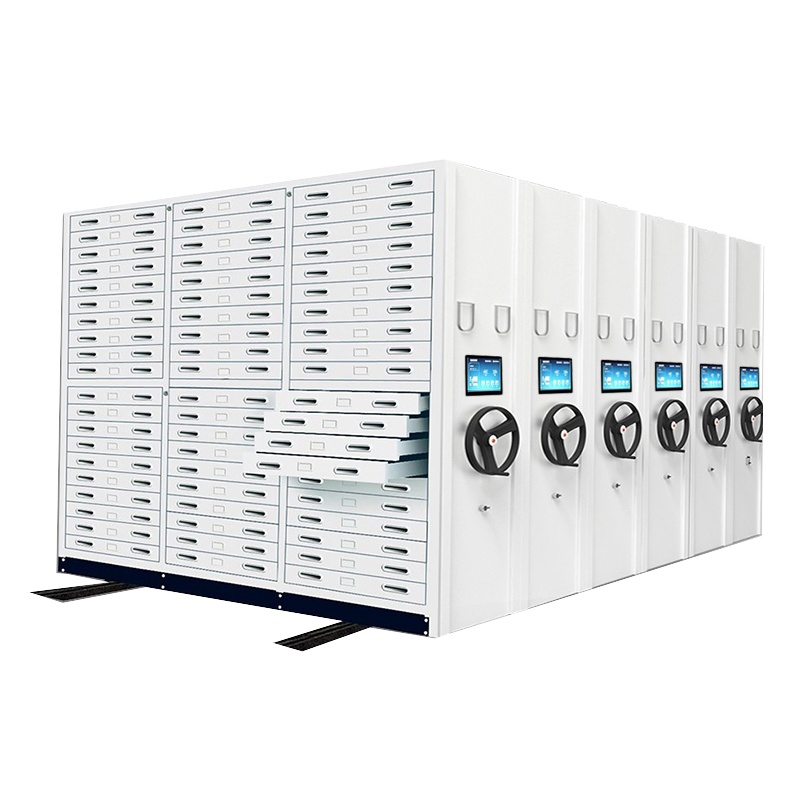 三圣 办公家具密集架智能图纸柜移动档案柜设计院轨道密集柜抽屉柜0号底图密集架