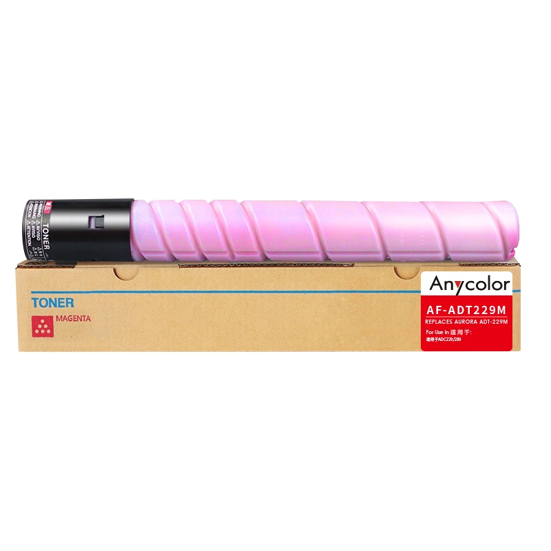 欣彩ADT-229M粉盒AF-ADT229M红色适用震旦ADC229 289