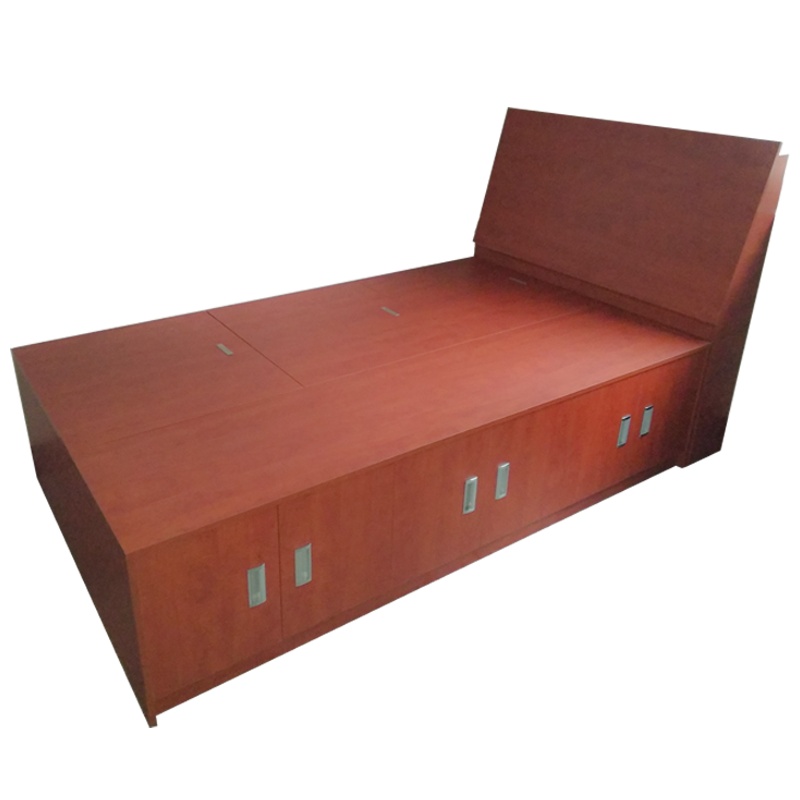 LYHGJJ-板式单人床 优质环保板材优质五金单人床 2000*1000*450mm