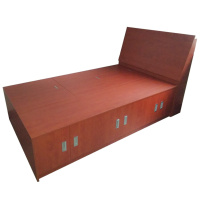 LYHGJJ-板式单人床 优质环保板材优质五金单人床 2000*1000*450mm