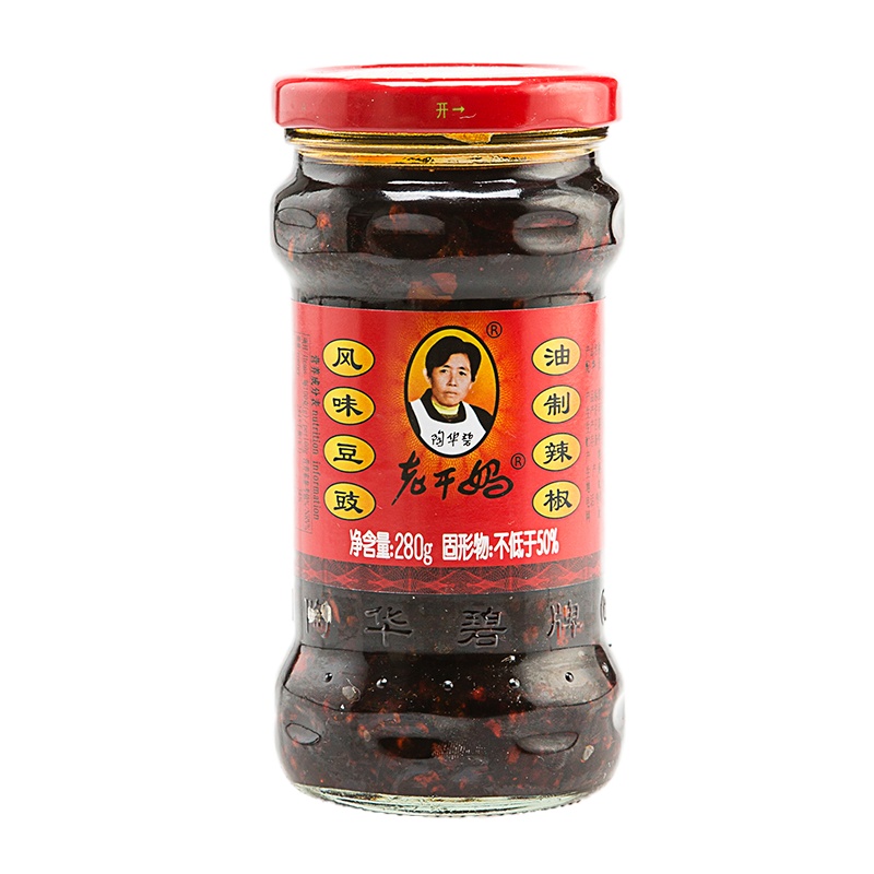 陶华碧老干妈风味豆豉油制辣椒 280g/瓶