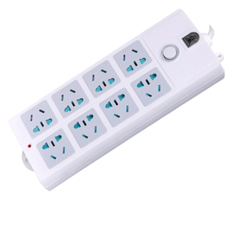 DPAITEC LH 新国标 8位全长 2.8米 总控开关 过载保护 电源插座插排插线板