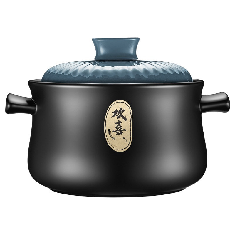 苏泊尔(SUPOR)砂锅炖锅家用欢喜系列燃气煲汤沙锅陶瓷煲石锅煤气专用3.5L炖肉煲EB35SAT01