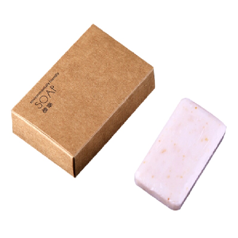 【100块】小香皂手工皂可定制logo五星级酒店宾馆洗手卫生间一次性用品独立包装植物甘油材质 35g圆形绿茶