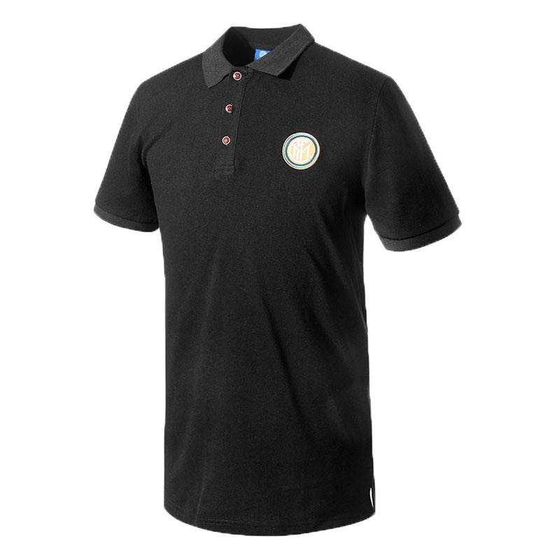 国际米兰俱乐部Inter Milan19年棉质T恤新品夏季男士短袖官方运动休闲潮流翻领经典刺绣POLO衫修身版型