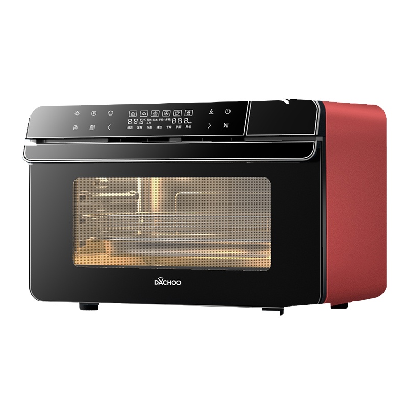 老板(ROBAM)蒸烤箱一体机家用台式烤箱蒸箱蒸烤空气炸一体机 DB600 树莓红(大厨系列)tc