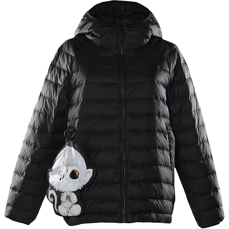 ERAL/艾莱依2018冬新款羽绒服女短款修身休闲12157/FDAB