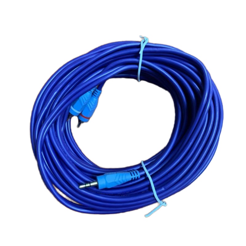 3.5mm接口转双莲花 音频线一分二 10M