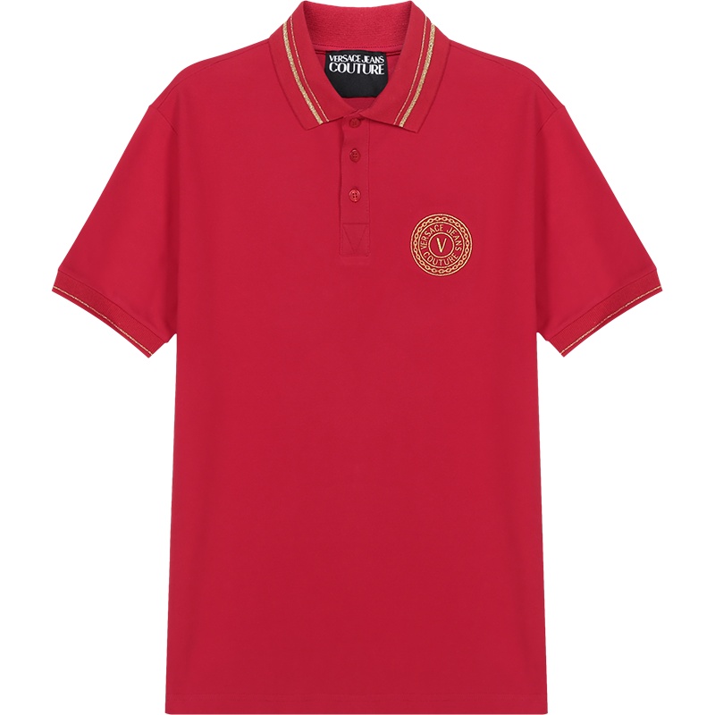 VERSACE JEANS COUTURE 范思哲 男士 棉质短袖POLO衫 B3GWA7T3 36571