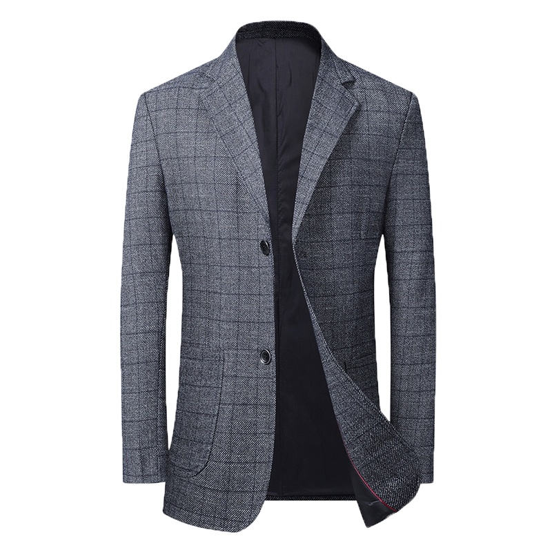 冰洁 西服男春秋新款青年商务休闲西装上衣外套商务绅士