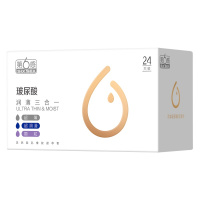 第六感玻尿酸三合一24只[玻尿酸·颗粒款共38只]避孕安全套超薄裸入男女士专用调情官方正品旗