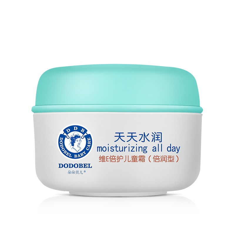 朵朵贝儿维E润肤霜儿童宝宝霜滋润保湿儿童面霜40g