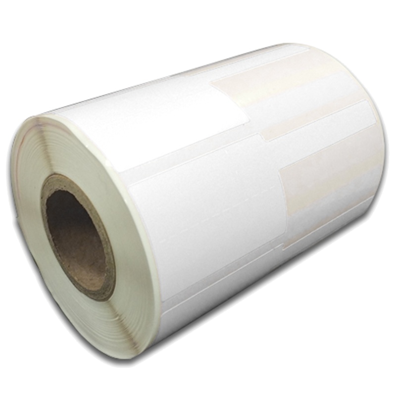 开仰(KAIYANG)P-40-W-FM F型尾签不干胶标签纸40*32+40mm/500片/卷 白色