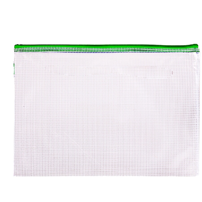 得力 10只装A4拉边袋5526 塑料拉链袋