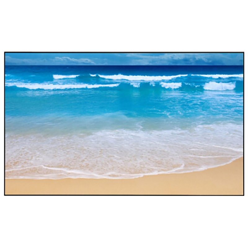 经科JK画框投影幕布窄边框HB-W2高增益金属打孔透声幕100寸16:10