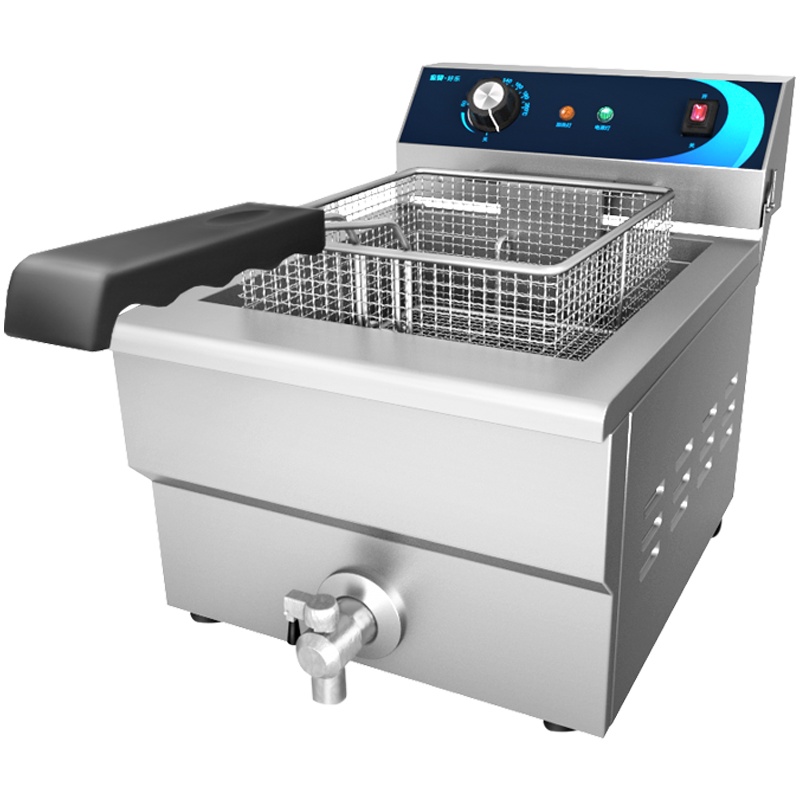 东贝电炸炉商用炸土豆片锅EF-191V电炸锅单缸双缸炸串炸薯条油条机油炸机