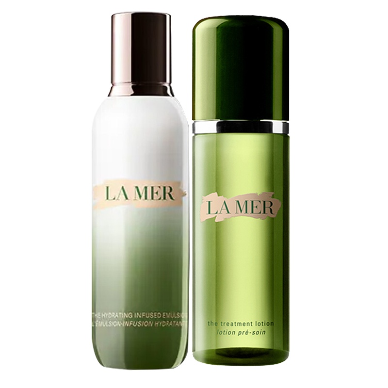 海蓝之谜(LA MER)修护精萃水乳套装 舒缓保湿紧致抗初老 (精萃水150ml+精萃乳125ml)
