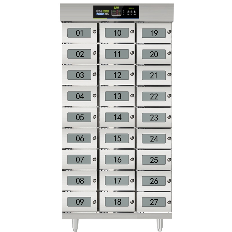 圣托(Shentop)独立室消毒柜商用 大型304不锈钢格子保洁柜 单位员工专用消毒碗柜 YTP432-R27