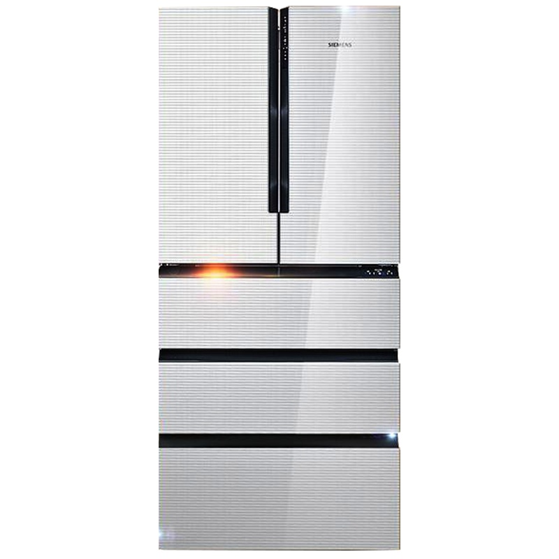 西门子(SIEMENS)491升KF86NAA90C五门零度保鲜智能家居互联玻璃多门风冷无霜大容量冰箱银新品