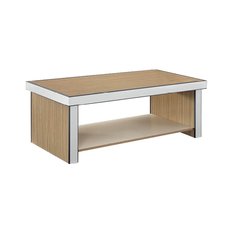 匡大 茶几 现代简约长茶几 1.2米双层木茶几