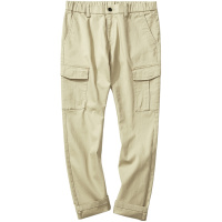 千纸鹤男士2019秋季新款工装休闲裤男生宽松潮流直筒长裤男70208