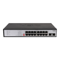 华三(H3C)S1218F 16口千兆非网管企业级网络交换机专业防雷1000Mbps 千兆以上 千兆以太网交换机