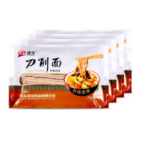 望乡荞麦刀削面500g宽面片荞麦面筋道耐煮挂面面条