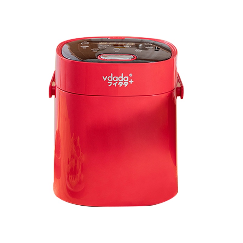 日本进口VDADA小电饭锅迷你电饭煲1-2家用单人智能小型多功能煮粥 珊瑚红