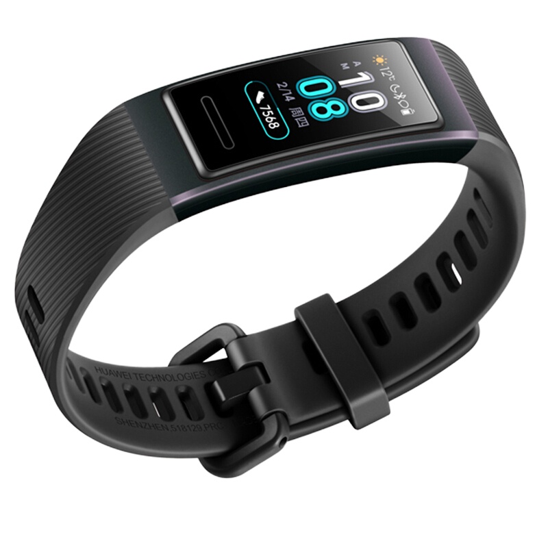 华为(HUAWEI) 手环 3 珍珠黑 智能手环